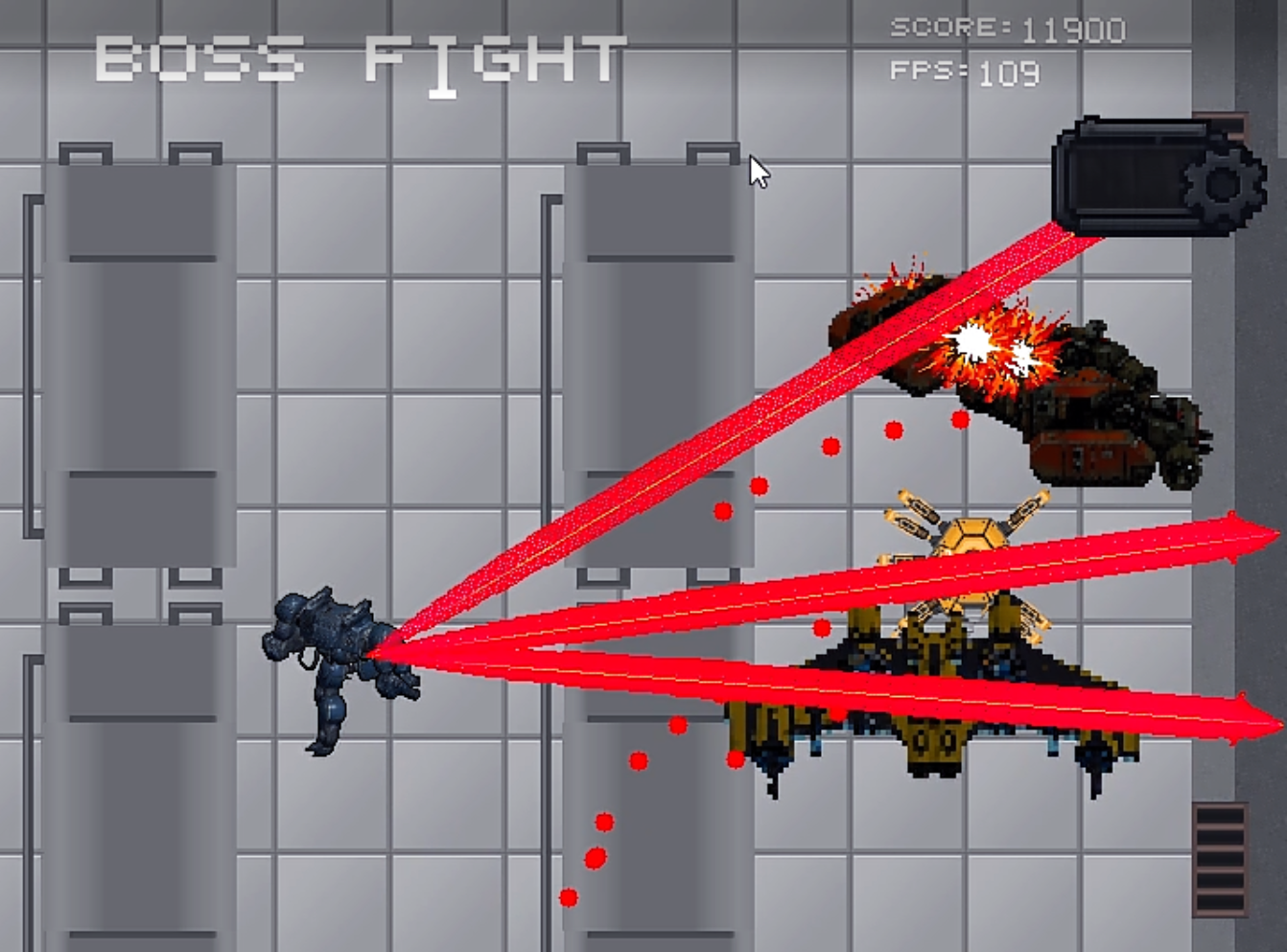Mecha Graphics 2d 2D Mecha Shooter | David He